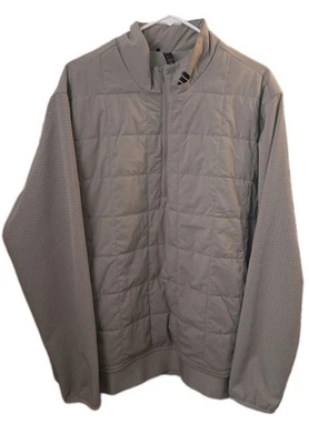 Chaqueta Adidas Para Hombre Golf Cuarto Cremallera Talla XL Elastizada Usada en Excelente Condición Color Desierto Arena Foto 1 de 4