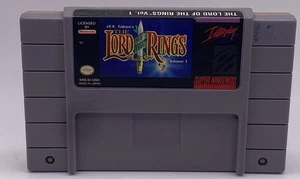 J.R.R. Tolkien's The Lord of the Rings, Vol. 1 (SNES) ONLY CART/ TESTED WORKS ! - Picture 1 of 2