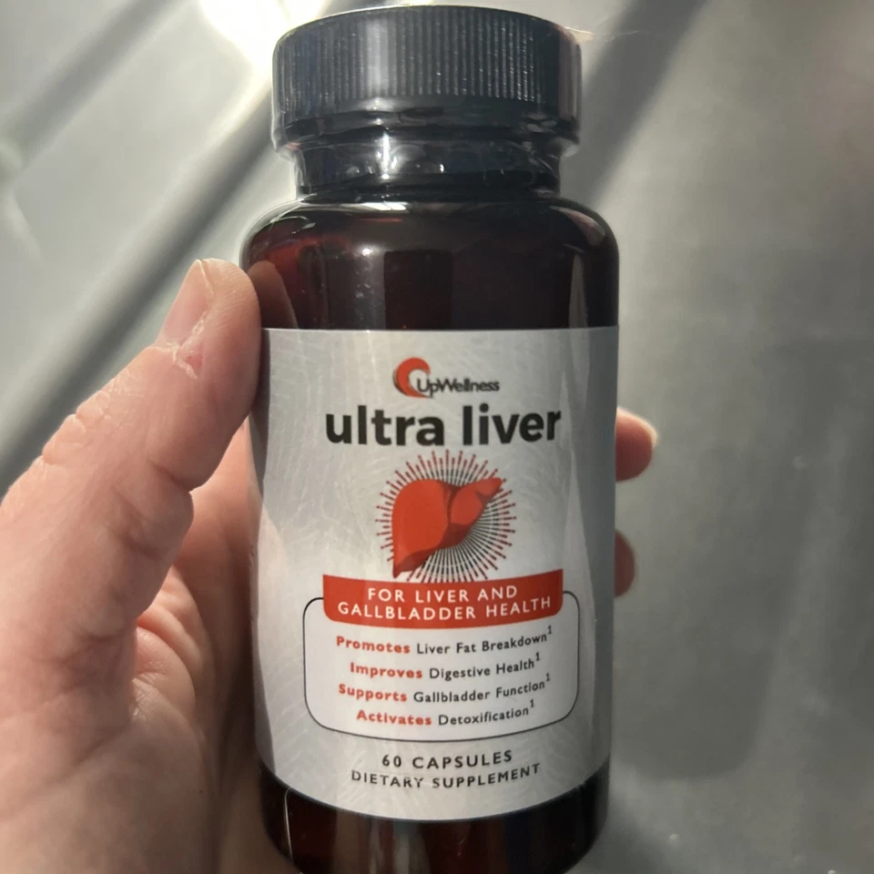 Suplemento hepático UpWellness Ultra para saúde do fígado e suporte da vesícula biliar - Imagem 1 de 1