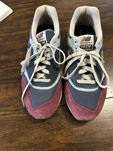 Men's New Balance 997H - Size 9 - Royal Blue, Light Blue Burgundy - Great Shape - Picture 1 of 9