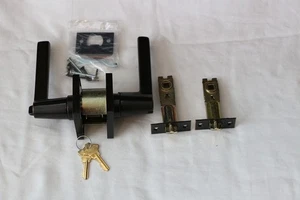 Emtek Helios Rechtshänder Einzylinder Modell: 5122HLOUS10BRH Öl eingerieben Bronz - Bild 1 von 13