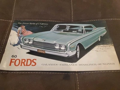 1960 年福特经销商宣传册代理目录 1960 年银河 Fairlane Starline — 第 1/4 张图片