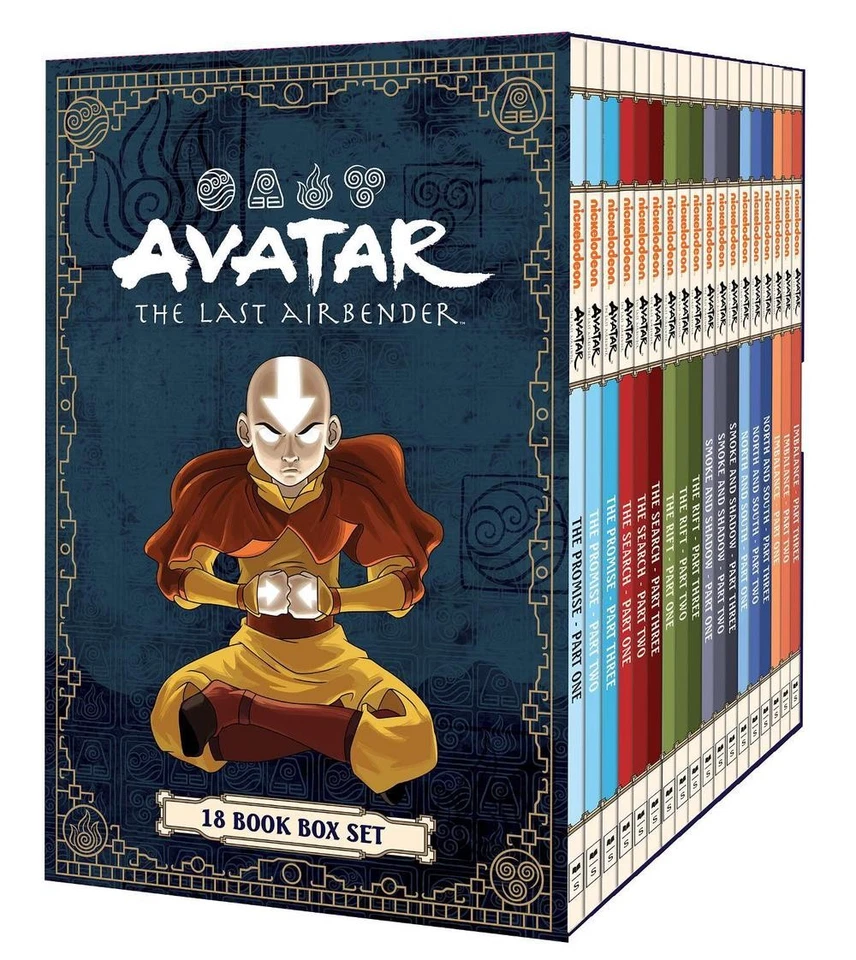 Avatar the Last Airbender: 18 Book Box Set (Nickelodeon) by Gene, Luen Yang Pape Foto 1 de 1