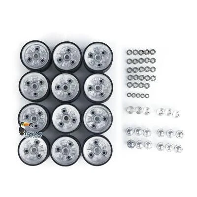 Metall-Räder Ersatzteil für 1:16 Henglong Russisch T90 T72 RC Panzer 3938 3939 - Bild 1 von 4