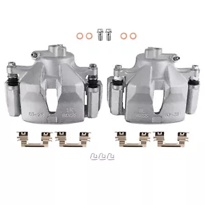 Set Front LH & RH Brake Caliper w / Brackets For Toyota Solara 2004-2008 New - Foto 1 di 12