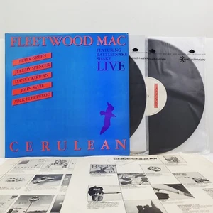 Fleetwood Mac Cerulean Vinyl Double LP (Live, Boston) Shanghai UK 1985 Near Mint - Picture 1 of 12