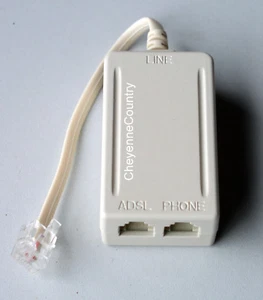 DSL439 1-Line Inline Filter with Giveback Jack ADSL DSL - Picture 1 of 1