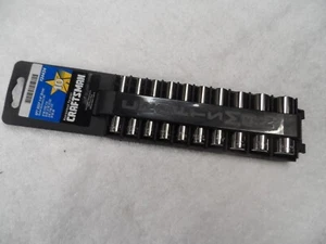 Craftsman 1/4" Drive Deep Standard SAE Socket Set, USA NOS, 6pt - Part # 34434 - Picture 1 of 4
