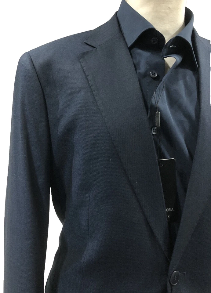 Traje Para Hombre Chicco Pied Poule Azul Calce Ajustado D7 46 48 50 52 54 56 58 60 Lana Foto 1 de 4