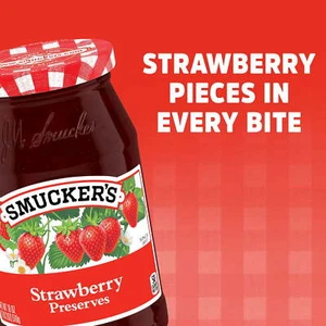 (3 pack) Smucker's Strawberry Preserves, 18-Ounce - Picture 1 of 10
