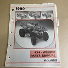 1989 Polaris 4X4 - Service Shop Repair Atv - Parts Manual #W898127 Oem