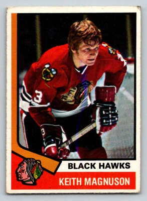1974-75 O-Pee-Chee #75 Keith Magnuson (ref 173831) - Image 1 of 2
