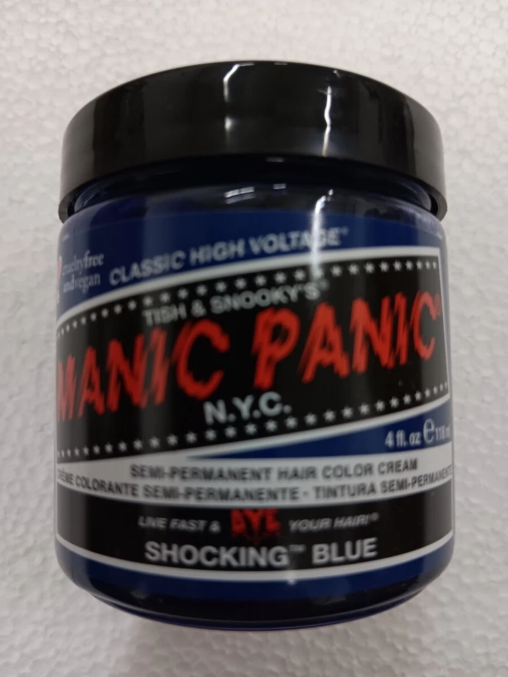 Tinte para el cabello semipermanente de alto voltaje clásico Manic Panic AZUL IMPACTANTE ENVÍO GRATUITO Foto 1 de 1