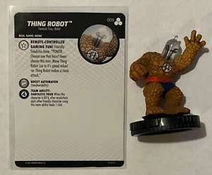 2021 Marvel Heroclix Thing Robot #009 Figure with Card - Picture 1 of 5