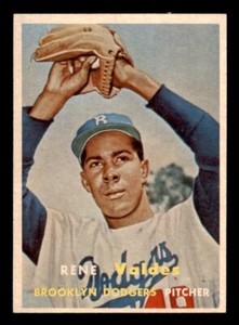 1957 Topps Baseball #337 Rene Valdes NM *f1