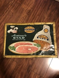 Rare Armour Star The Ham What Am Black Americana Sign Rare - Picture 1 of 10