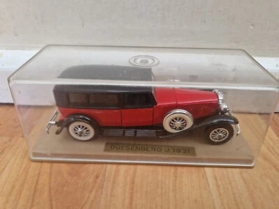 1/43 SOLIDO AGE D'OR - CLASSIC 1931 DUESENBERG J RED/BLACK DIECAST CAR - Image 1 of 3