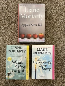 Liane Moriarty Trade Paperback HC Fiction Novels Books Lot Of 3 Apples - Picture 1 of 2