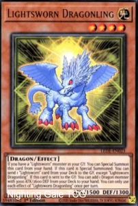 Yugioh! Mega Tins 2025 1x PScR Lightsworn Dragonling - Bild 1 von 1