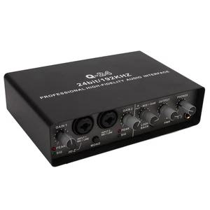 USB Live Sound Card Digital Mixing Live Computer Recording USB External Soun NEW - Afbeelding 1 van 12
