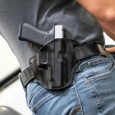 GALCO COMBAT MASTER BELT HOLSTER | GLOCK 19 Gen 1-5 |  BLACK   *LIQUIDATION SALE - Image 1 of 4