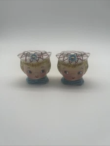 Vintage Salz & Pfefferstreuer Set Miss Dainty Vintage Lefton 439 handbemalt - Bild 1 von 7