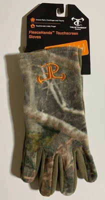 True Timber Fleece Gloves - Sz Large Touchscreen Lightweight Warm Bowhunting New - Image 1 of 4