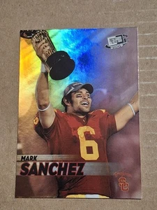 2009 MARK SANCHEZ PRESS PASS SE NFL ROOKIE CARD RC #RE-1 NY JETS USC TROJANS - Picture 1 of 3