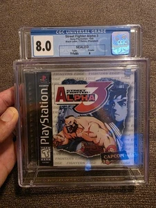 Syreet Fighter Alpha Playstation Factory Sealed Graded 8.0 - Picture 1 of 2