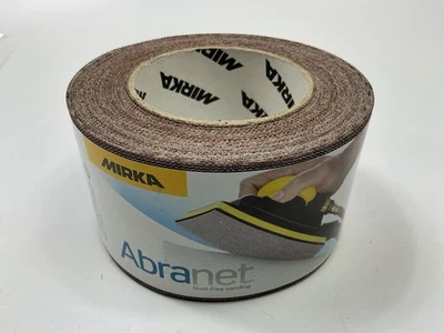 Rollo de lijado de red de agarre de malla Mirka 9A570-180 180 g 2-3/4x10 yd, grano 180 Foto 1 de 3