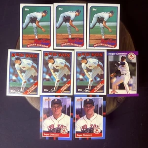 1987-1988 Roger Clemens (9) Card Lot,  Topps & Donruss, #450, #280, #70, #51 - Picture 1 of 17