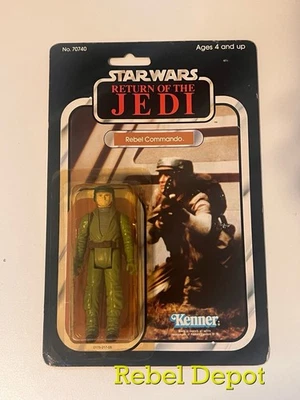 Kenner Star Wars Return of the Jedi ROTJ Rebel Commando 77 Atrás Nuevo Ver Fotos Foto 1 de 4