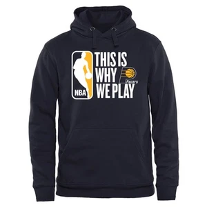 Men's Navy Indiana Pacers This Is Why We Play Pullover Hoodie - Picture 1 of 2