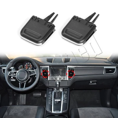 2x Reparación de clip de lengüeta de salida de aire de aire de aire acondicionado central delantero para Porsche Macan 2014-2017 Foto 1 de 4