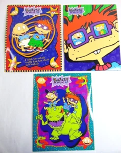 NEW Vintage 1999 Nickelodeon Rugrats 3-Hole Folder Stuart Hall Viacom LOT - Picture 1 of 10