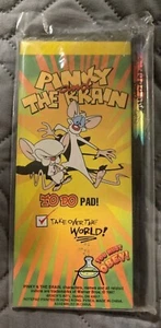 *NIP* 1997 PINKY AND THE BRAIN To Do Pad! & Pencil Wendy's Kids Meal Kids WB - Picture 1 of 4