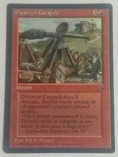 MTG 1994 Dwarven Catapult Fifth Edition 220 Regular Uncommon