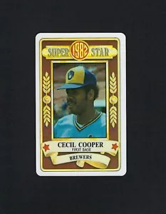 1982 Permagraphics CECIL COOPER Kreditkarte BRAUER Perma Grafik - Bild 1 von 2