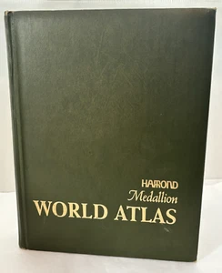 Hammond Incorporated Medallion World Atlas Padded Hardcover 1971 Edition - Picture 1 of 17