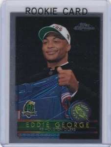EDDIE GEORGE ROOKIE CARD 1996 Topps Chrome Football RC Houston Oilers TITANS - Picture 1 of 2
