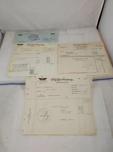 Ford Fabbrica Ricevute Acquisto/Spedizione per 2 - 1917 Ford Modello T's (H1) - Foto 1 di 4