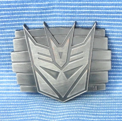 Hasbro Transformers Decepticon Promo Hebilla de Cinturón Pesado Cosplay Halloween .CPA582 Foto 1 de 4