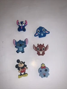 Mickey Mouse Lilo Stitch Schuh Charms 6 Stück - Bild 1 von 8