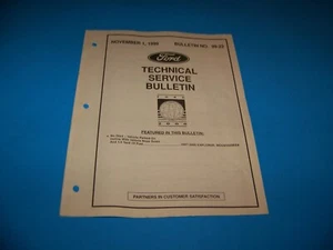 Ford Technical Service Bulletin November 1, 1999 - Picture 1 of 5