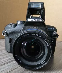 Olympus EVOLT E-410 10.0MP Digital 4/3 DSLR Camera W 2GB CF Card - Picture 1 of 6