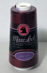 CHOICE Serger Thread MAXI-LOCK CONE THREAD 3000 YD 100% SPUN POLYESTER 50 WT - Picture 1 of 13