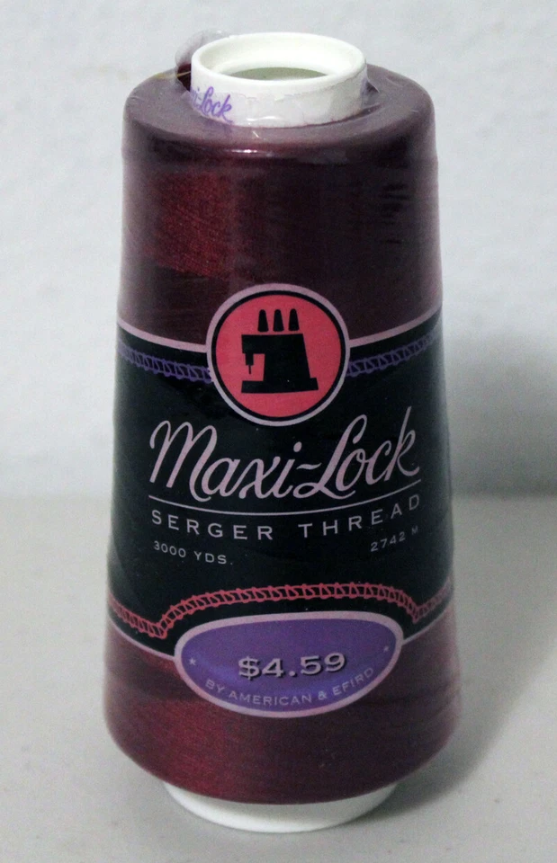CHOICE Serger Thread MAXI-LOCK CONE THREAD 3000 YD 100% SPUN POLYESTER 50 WT - Image 1 of 1