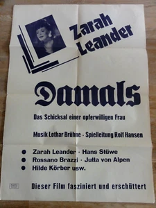 Kinoplakat DAMALS Zarah Leander Rolf Hansen #X - Picture 1 of 1