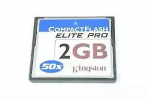 Kingston 2GB Elite Pro Compact Flash CF Card (CF/2GB-SKR) - Picture 1 of 2
