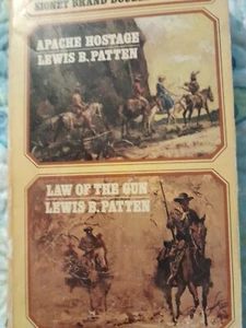 Apache Hostage And Law Of The Gun Signet Brand Double Western By Lewis B Patten - Picture 1 of 6